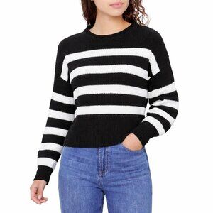 Gap Women's M  Striped Cotton Cable Knit Sweater Crewneck Cotton n1224